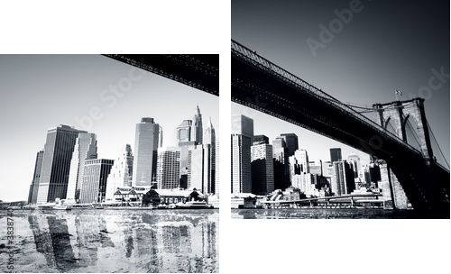 New York - Zweiteiliges Leinwandbild, Diptychon