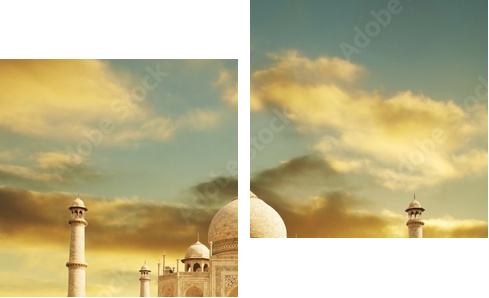 Taj Mahal palace - Zweiteiliges Leinwandbild, Diptychon