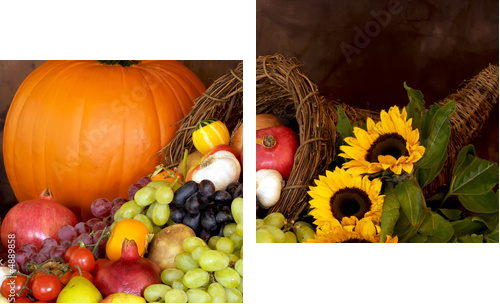 Thanksgiving Bounty - Zweiteiliges Leinwandbild, Diptychon