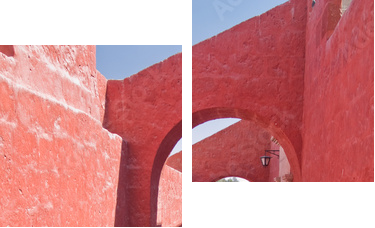 Monastery of St. Catherine at Arequipa, Peru - Zweiteiliges Leinwandbild, Diptychon