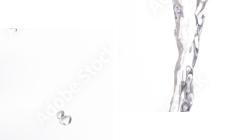 noce di cocco splash - Zweiteiliges Leinwandbild, Diptychon