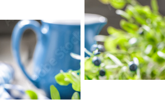 Blueberry - Zweiteiliges Leinwandbild, Diptychon