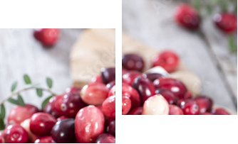 Fresh Cranberries - Zweiteiliges Leinwandbild, Diptychon