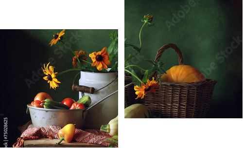 ÐÐ²Ð¾ÑÐ¸  - Zweiteiliges Leinwandbild, Diptychon