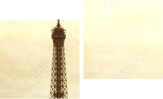 Old Eiffel Tower - Zweiteiliges Leinwandbild, Diptychon