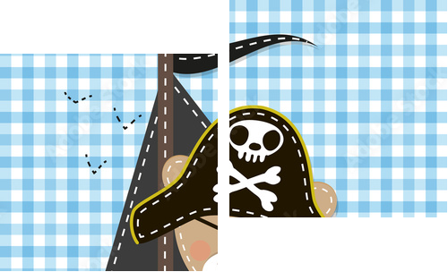 Pirate - Zweiteiliges Leinwandbild, Diptychon