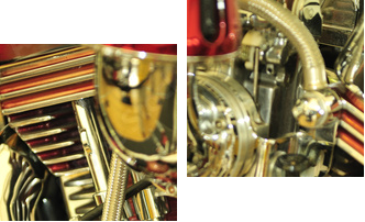 Ultra clean bikes motor - Zweiteiliges Leinwandbild, Diptychon