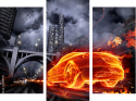 Dreiteiliges Leinwandbild - Triptychon