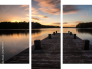 Dreiteiliges Leinwandbild - Triptychon