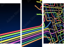 Dreiteiliges Leinwandbild - Triptychon