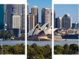 Dreiteiliges Leinwandbild - Triptychon