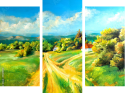 Dreiteiliges Leinwandbild - Triptychon