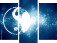 Dreiteiliges Leinwandbild - Triptychon