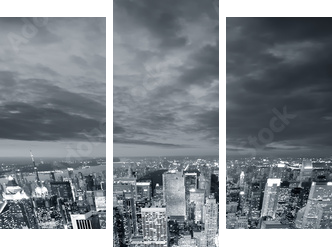 New York - Dreiteiliges Leinwandbild, Triptychon