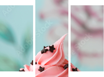 Cupcake - Dreiteiliges Leinwandbild, Triptychon