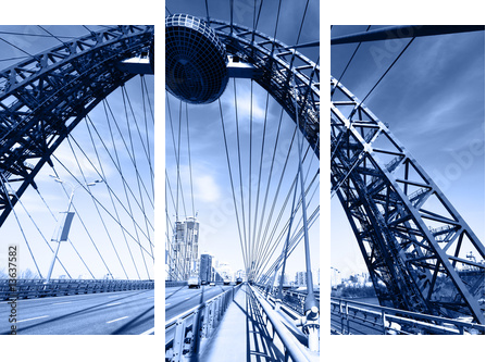 Bridge - Dreiteiliges Leinwandbild, Triptychon