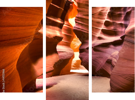 Canyon - Dreiteiliges Leinwandbild, Triptychon