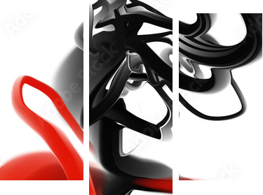Dynamic forms - Dreiteiliges Leinwandbild, Triptychon