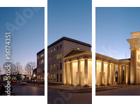 Brama Brandenburska
 - Dreiteiliges Leinwandbild, Triptychon