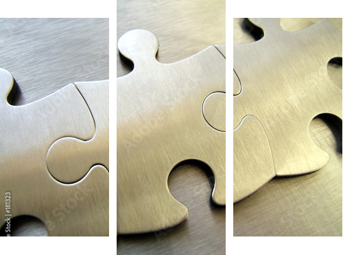 liens - Dreiteiliges Leinwandbild, Triptychon