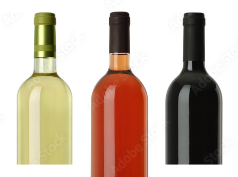 Kolorowe alkohole
 - Dreiteiliges Leinwandbild, Triptychon