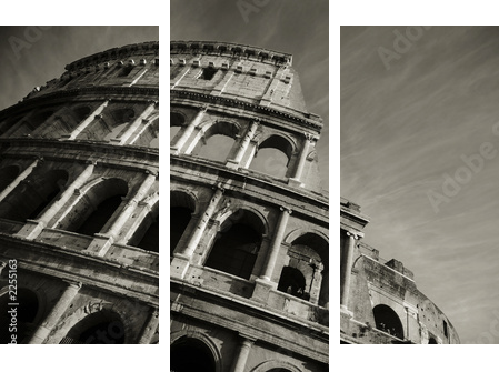 colosseum duo - Dreiteiliges Leinwandbild, Triptychon