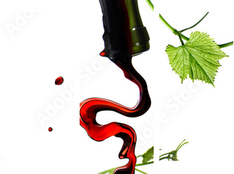 Wino z artystyczną duszą
 - Dreiteiliges Leinwandbild, Triptychon