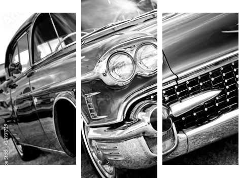 Classic Automobile - Dreiteiliges Leinwandbild, Triptychon