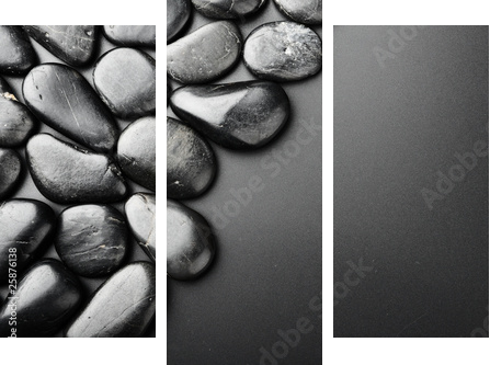 Stones - Dreiteiliges Leinwandbild, Triptychon