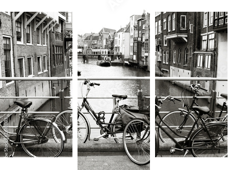 Netherlands - Dordrecht - Dreiteiliges Leinwandbild, Triptychon