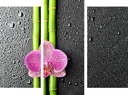 spa background - Dreiteiliges Leinwandbild, Triptychon