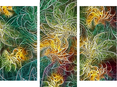 Draroda - Dreiteiliges Leinwandbild, Triptychon
