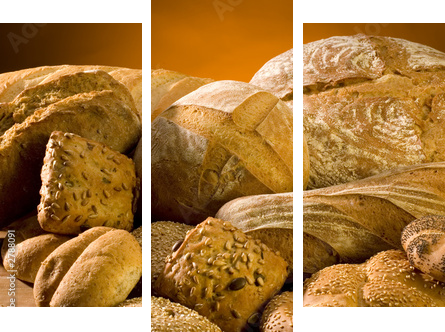 bread - Dreiteiliges Leinwandbild, Triptychon