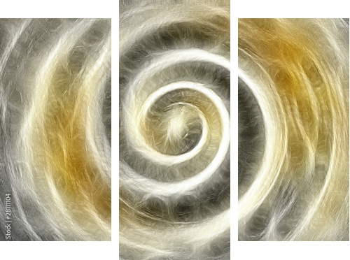 Disipuci - Dreiteiliges Leinwandbild, Triptychon