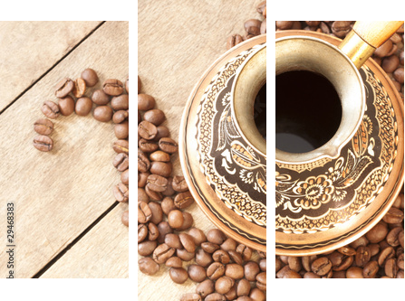 Kawa po turecku
 - Dreiteiliges Leinwandbild, Triptychon