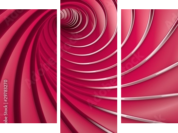 helix - Dreiteiliges Leinwandbild, Triptychon