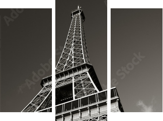 Wieża Eiffela – żelazna dama Paryża - Dreiteiliges Leinwandbild, Triptychon