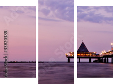 Pier in Heringsdorf - Dreiteiliges Leinwandbild, Triptychon