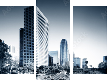 los angele highway - Dreiteiliges Leinwandbild, Triptychon