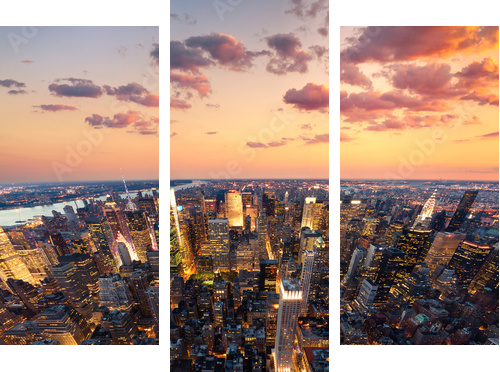 New York - Dreiteiliges Leinwandbild, Triptychon