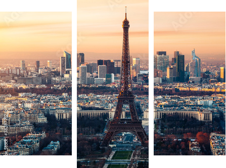 Paris - Dreiteiliges Leinwandbild, Triptychon