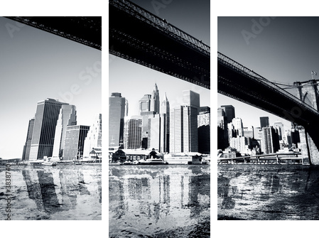 New York - Dreiteiliges Leinwandbild, Triptychon