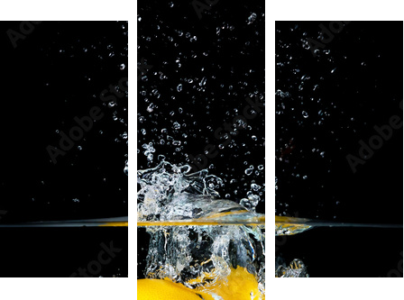 Lemons - Dreiteiliges Leinwandbild, Triptychon