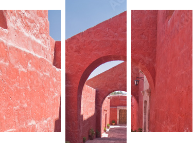 Monastery of St. Catherine at Arequipa, Peru - Dreiteiliges Leinwandbild, Triptychon