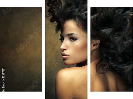 wild beauty  - Dreiteiliges Leinwandbild, Triptychon