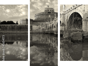 aa - Dreiteiliges Leinwandbild, Triptychon