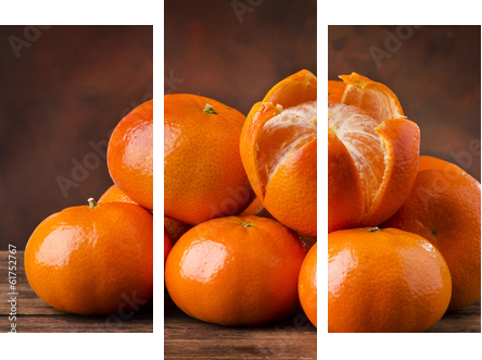 clementine  - Dreiteiliges Leinwandbild, Triptychon