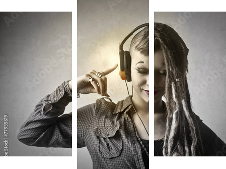 Good sensations  - Dreiteiliges Leinwandbild, Triptychon