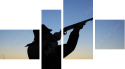 Vierteiliges Leinwandbild - Viertychon