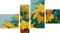 Vierteiliges Leinwandbild - Viertychon